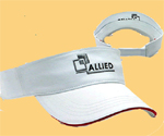 logo golf visor