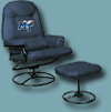 MTSU leather recliner chair